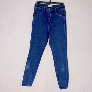 Rolla’s Med Wash High Rise Eastcoast Ankle Super Skinny Jeans 28